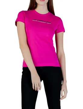Damen T-Shirt Fuchsinrot 507673