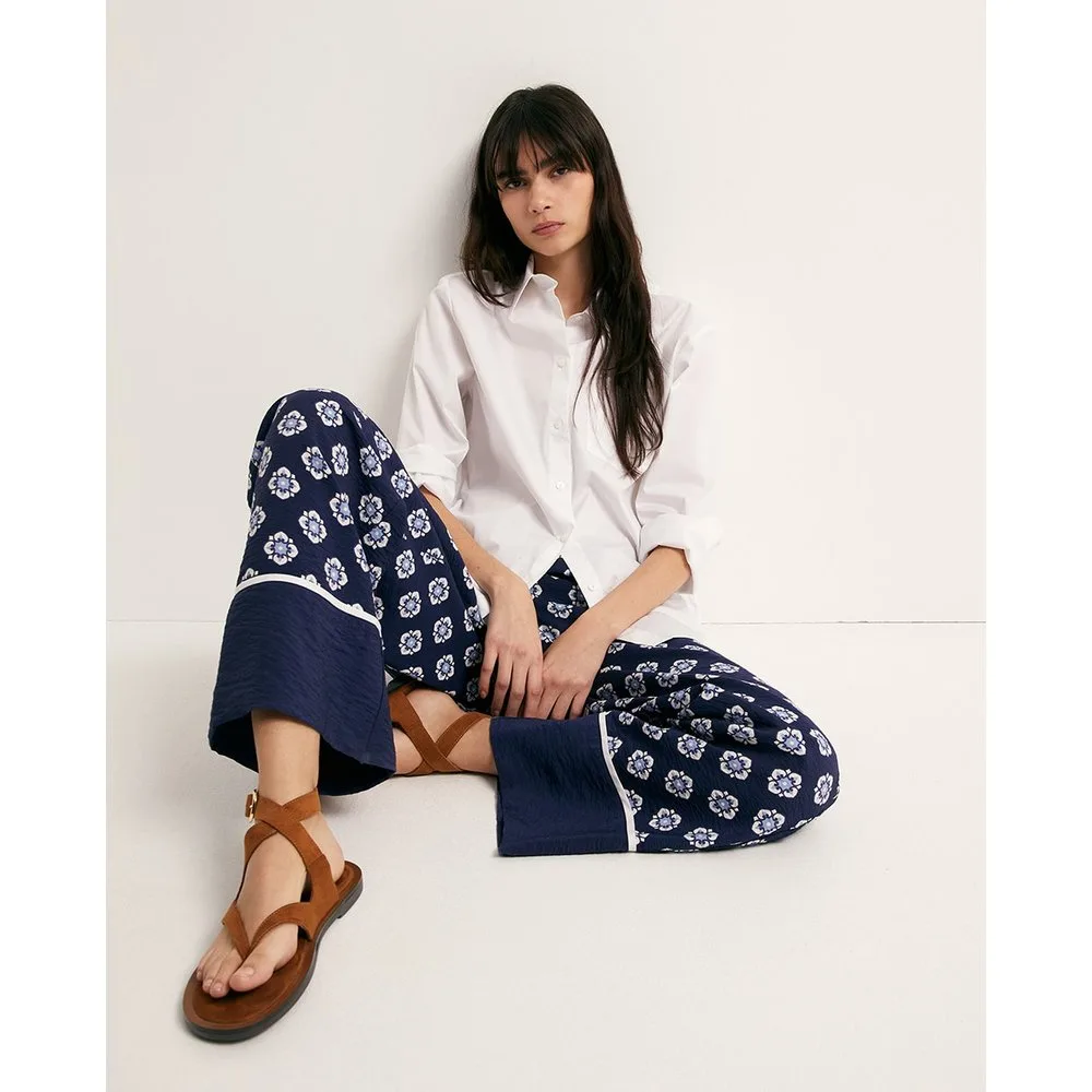 Sfera - Pantalón ancho estampado - Sfera - FashionsVida