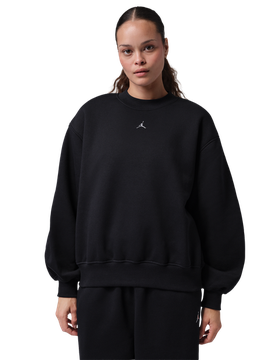 Fleece Damen Sweatshirts - Schwarz - Größe M - Baumwoll-Jersey Black M