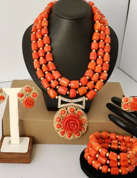 Nigerian Wedding Coral Beads Natural Original For Woman - Aliexpress - FashionsVida