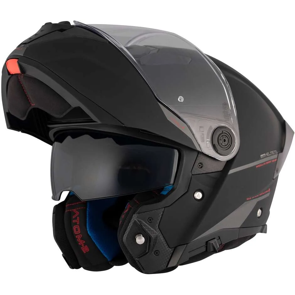 Casco Moto Modulare P/J ATOM 2 SV SOLID A1 Opaco taglia L - MT Helmets - FashionsVida