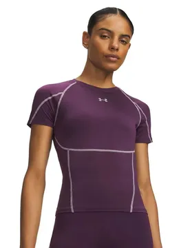 T-shirt à Manches Courtes Heatgear Elite Purple / Reflective XS
