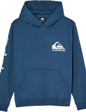 Felpa Con Cappuccio Omni Logo Dark Denim 10 Anni