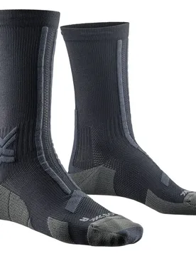 Calzini Trail Run Discover Crew Black / Charcoal EU 35-38