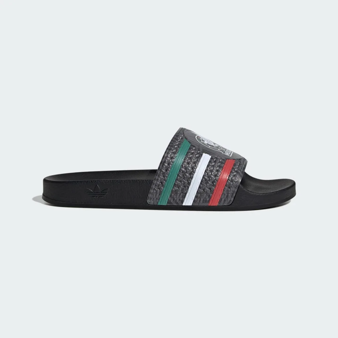 CIABATTE TREFOIL MESSICO 44 1/2 Core Black / Better Scarlet / Core Black - Adidas - FashionsVida