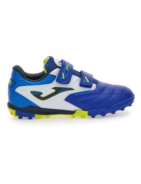 Scarpe da calcetto blu con doppio strappo Cancha JR 2504 34