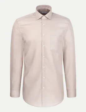 Regular-Fit Businesshemd Beige 43 - Seidensticker - FashionsVida