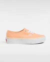 Unisex Authentic Platform 2.0 Sneakers - Orange Textile - Size Uk 3.5