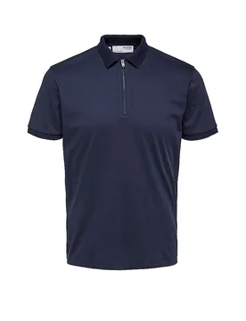 Poloshirt SLHFAVE dunkelblau S herren - Selected - FashionsVida