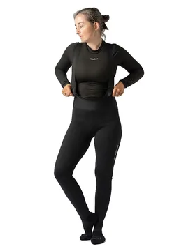 Salopette Larga Pacr Water-resistant No Pad Black - GripGrab - FashionsVida