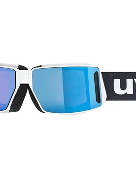 Lunettes De Soleil Mtn Tour White Matt Mirror Blue/CAT3+CAT0 Homme