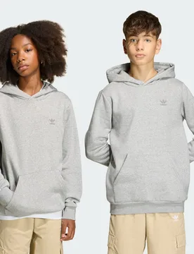 Felpa con cappuccio 12-13A Medium Grey Heather - Adidas - FashionsVida