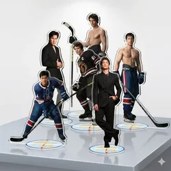 Heated Rivalry Ilya Rozanov Shane Hollander Acrylic Stand Figure 15cm Room Desk Decoration Keychain Pendant Collection New Item