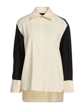 Sandro Camisa Mujer Marfil 3 Mujer