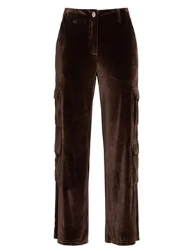 Hose Damen Schokobraun 36,38,40,42 Damen - NO SECRETS - FashionsVida