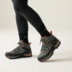 Lady Samaris Waterproof Walking Boots - Orange - Size: 6