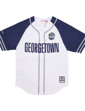 Casacca Bottoni Uomo Ncaa Practice Day Button Front Jersey Geohoy White