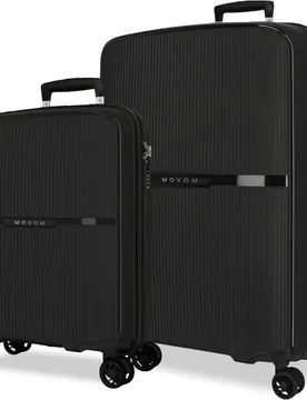 Juego de maletas (cabina y mediana) moon con capacidad de 110l en - Movom - FashionsVida