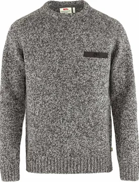Pull en laine - Lada Round Neck Sweater M Grey en Laine - Taille S - Gris - Fjall Raven - FashionsVida