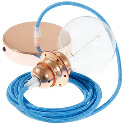 Cables Lampe Suspendue Pendel Pour Abat-jour Rm11 Diy 2 M Turquoise / Copper One Size