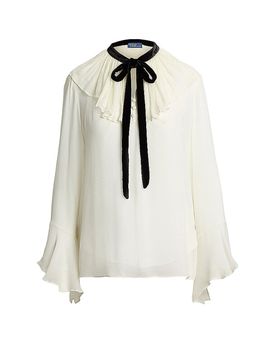 POLO Bluse creme 36 damen