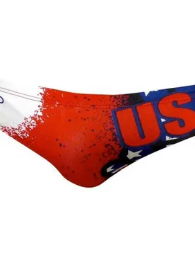 Victory Swimming Brief Red / Royal 2XL Men - TURBO - FashionsVida