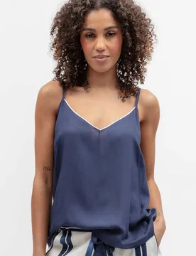Modal Cami Top Navy female - Cyberjammies - FashionsVida