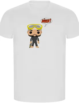 Maglietta A Maniche Corte Chibi Diver Eco