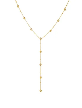 Trendy Fashion Iced Out Zirconia Tennis Chain Female Gold Color Stainless Steel Long Chain Link Necklace for Women Jewelry Gift - Aliexpress - FashionsVida