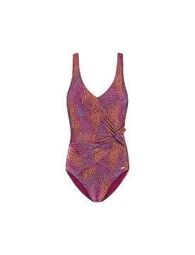 Damen Badeanzug dunkelrot 38D W - Cyell - FashionsVida