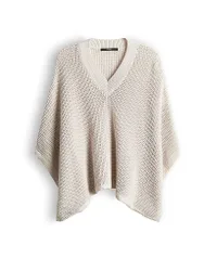 Someday Cape - Poncho BASONA beige