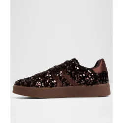 Zapatillas deportivas de mujer con punta redonda