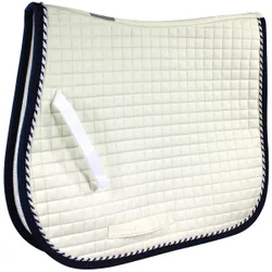 Schabracke 2x2 mit Kordel, champagner/triple/navy VS