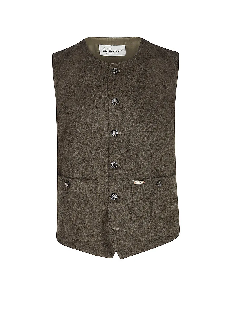Gilet tradizionale oliva 56 - LUIS TRENKER - FashionsVida