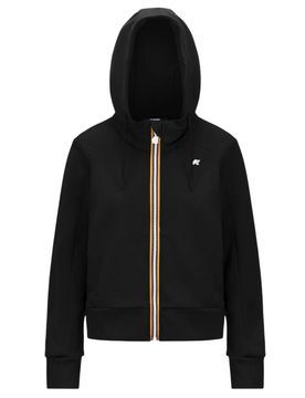 Felpe con cappuccio donna - divine light spacer - nero