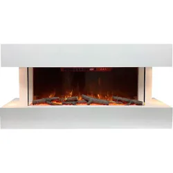 Chimenea Eléctrica Ashford White