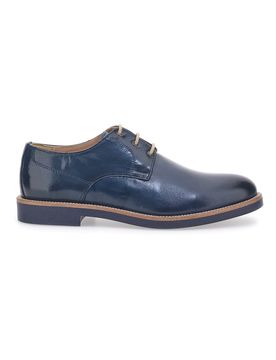 Scarpe Stringate Blu Con Lacci a Contrasto 8025 41