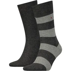 Pack de dos pares de calcetines de hombre cortos grises