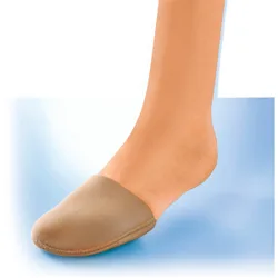 Fußpolster mit Silberfaser, 2 Stück beige 43