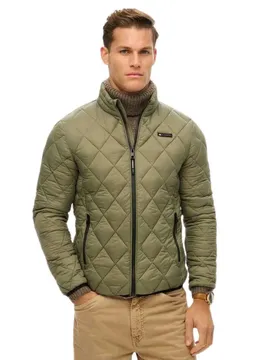 Giacca Diamond Quilt Fuji Lite Dusty Olive Green S