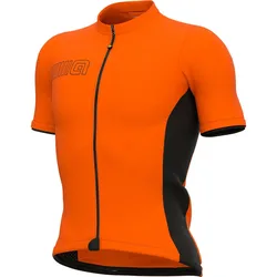 Maglia A Maniche Corte Color Block Orange
