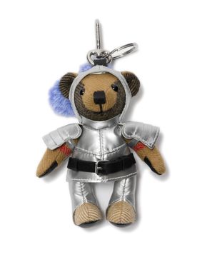 Mini Bear 14.5cm Cashmere Teddy Equestrian Knight Charm Keychain
