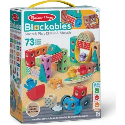 Melissa & Doug - Set de construcción Blockables Town 73 piezas Melissa & Doug
