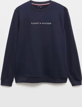 Sudadera de cuello redondo con logo bordado - Tommy Hilfiger - FashionsVida
