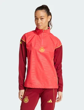 Germany Tiro 25 Pro Rain Top S Core Pink - Adidas - FashionsVida