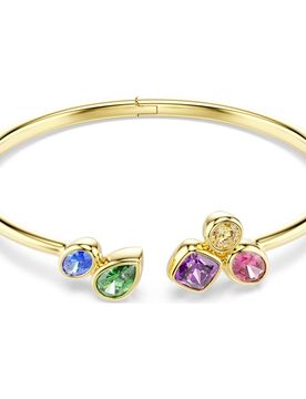 Imber Armreif, Verschiedene Schliffe, Mehrfarbig, 18K goldbeschichtet Unisex S