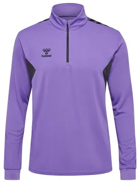 Sweat à Demi-zip Authentic Dahlia Purple / Asphalt 3XL - Hummel - FashionsVida