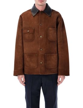 Prada Suede Caban Jacket
