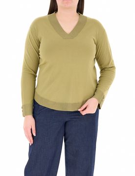 Maglia misto viscosa PISTACCHIO L