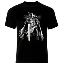 Crusader Warrior Knights Templar T-Shirt. Premium Cotton Short Sleeve O-Neck Mens T Shirt New S-3XL